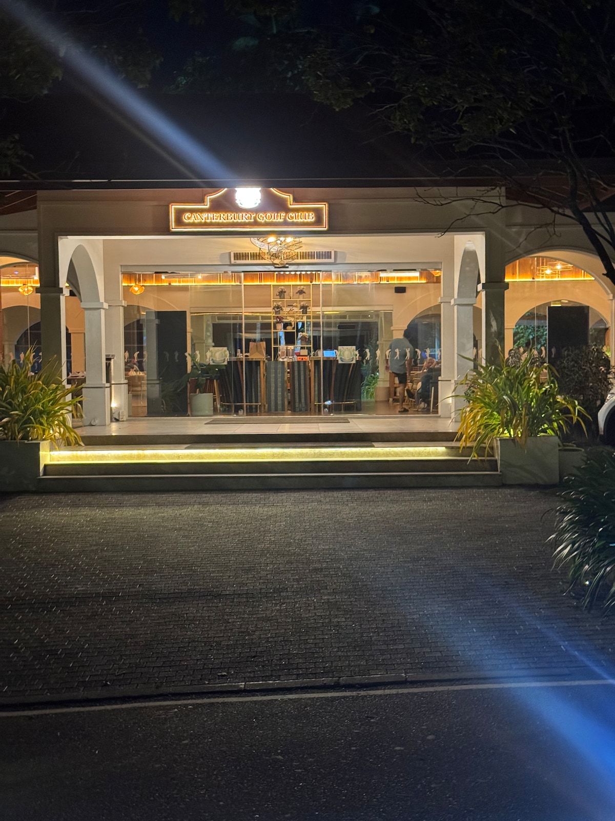 Lush golf course and landscaped surroundings